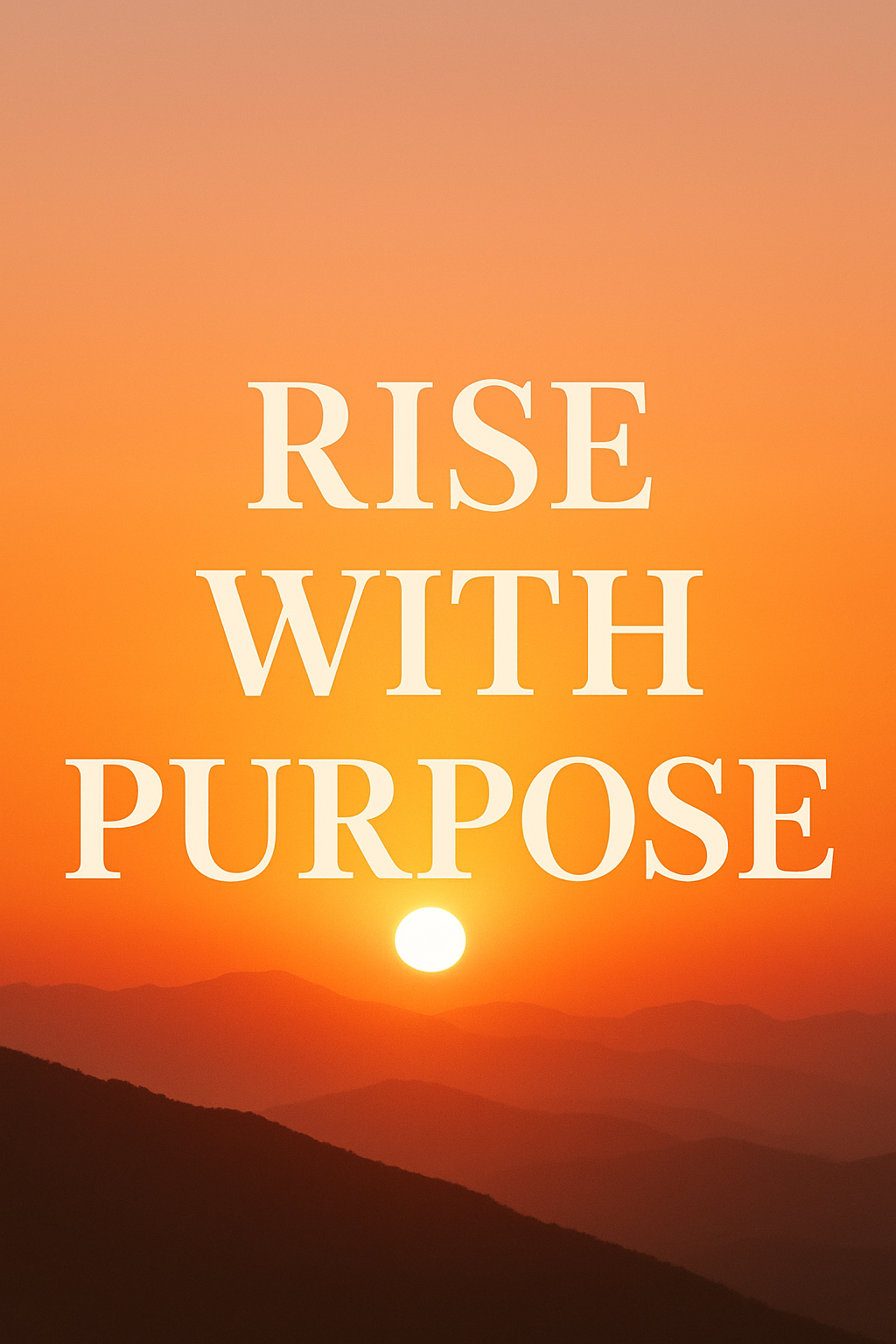 Rise With Purpose – Inspirational Wall Art Printable